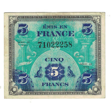 Frankreich, 5 Francs, Flag/France, 1944, 71022258, SS, Fayette:VF17.3, KM:115a