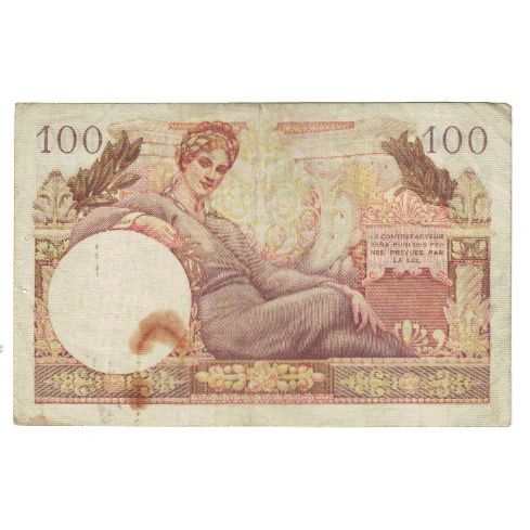France, 100 Francs, 1947 French Treasury, S.3, VF(20-25), Fayette:VF32.1, KM:M9
