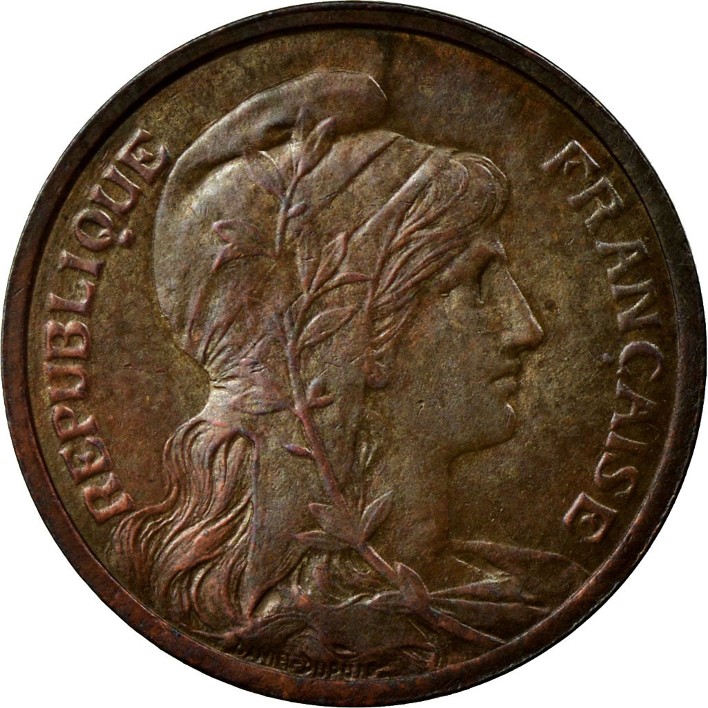 Coin, France, Dupuis, Centime, 1909, AU(50-53), Bronze, Gadoury:90