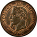 Munten, Frankrijk, Napoleon III, Napoléon III, 2 Centimes, 1862, Bordeaux, PR+