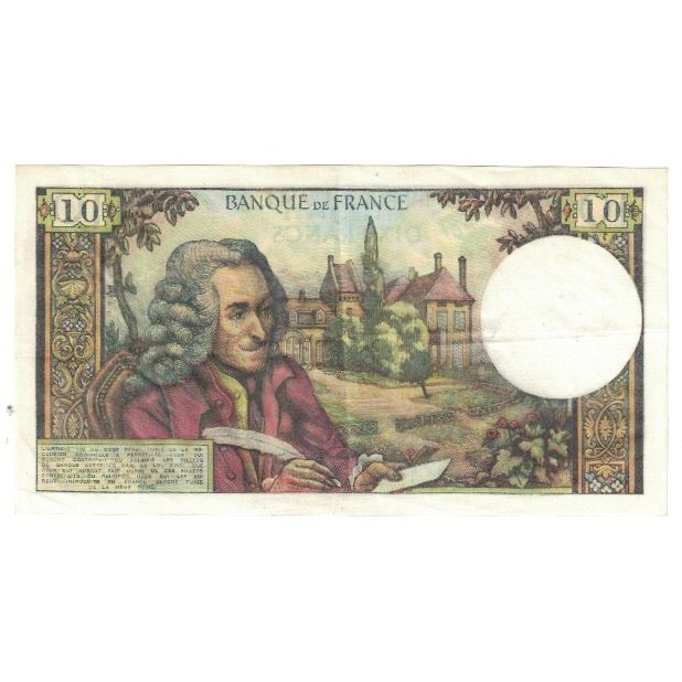 Francia, 10 Francs, Voltaire, 1973, W.953 60453, SC, Fayette:62.65, KM:147d
