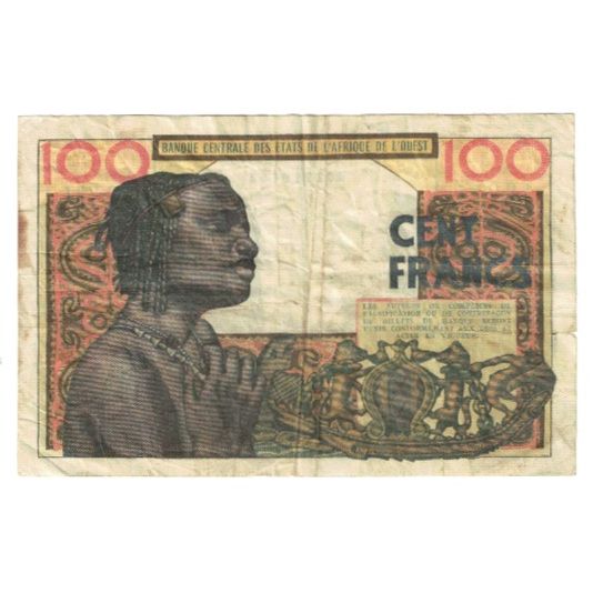 Banknote, West African States, 100 Francs, KM:701Ka, F(12-15)