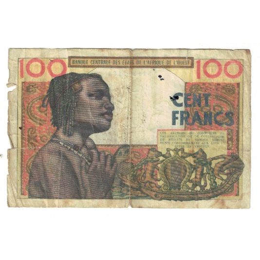 Banknote, West African States, 100 Francs, KM:701Ka, F(12-15)