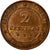 Moneta, Francja, Cérès, 2 Centimes, 1894, Paris, AU(50-53), Bronze
