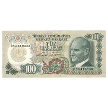 Banknote, Turkey, 100 Lira, 1970, KM:189a, UNC(63)