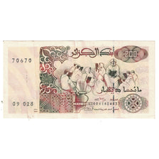 Banknote, Algeria, 200 Dinars, KM:138, AU(55-58)