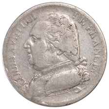 Francia, Louis XVIII, Louis XVIII, 5 Francs, 1814, Bayonne, B+, Argento, Gado...