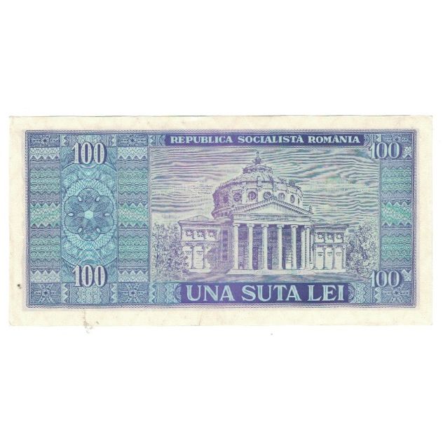 Geldschein, Rumänien, 100 Lei, KM:97a, UNZ-