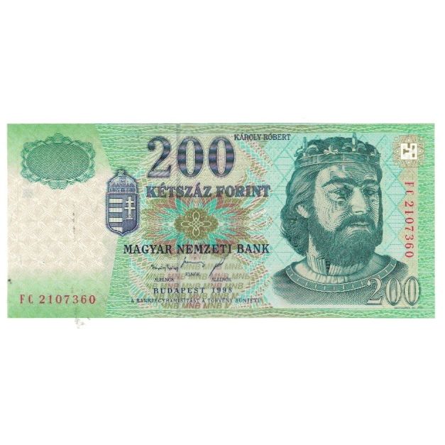 Banknote, Hungary, 200 Forint, 1998, KM:178a, UNC(65-70)