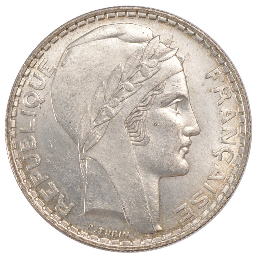 Francia, Turin, 20 Francs, 1934, SPL-, Argento, Gadoury:852