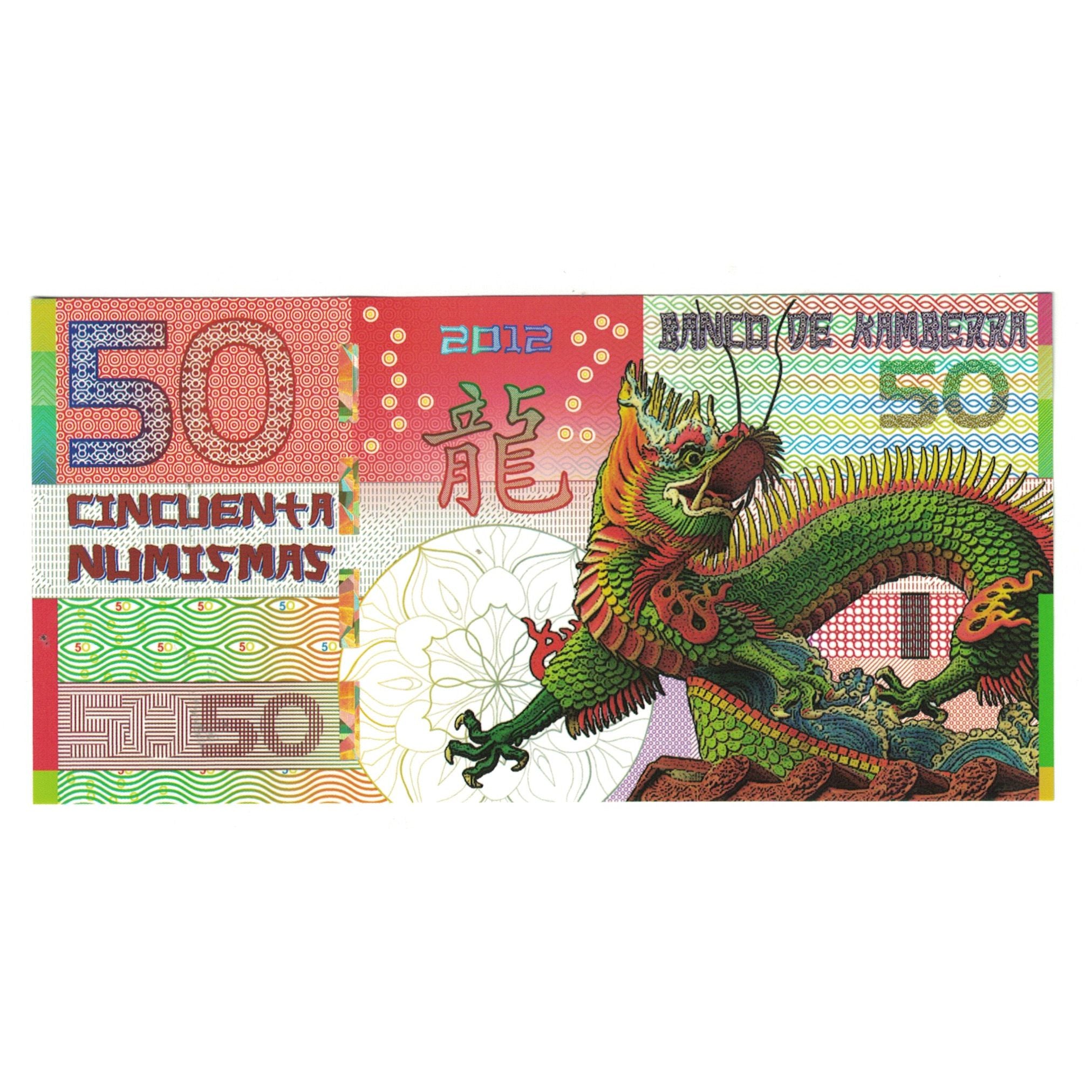 Nota, Austrália, Tourist Banknote, 2012, 50 dollars ,Colorful Plastic Banknote