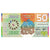 Nota, Austrália, Tourist Banknote, 2015, 50 dollars ,Colorful Plastic Banknote