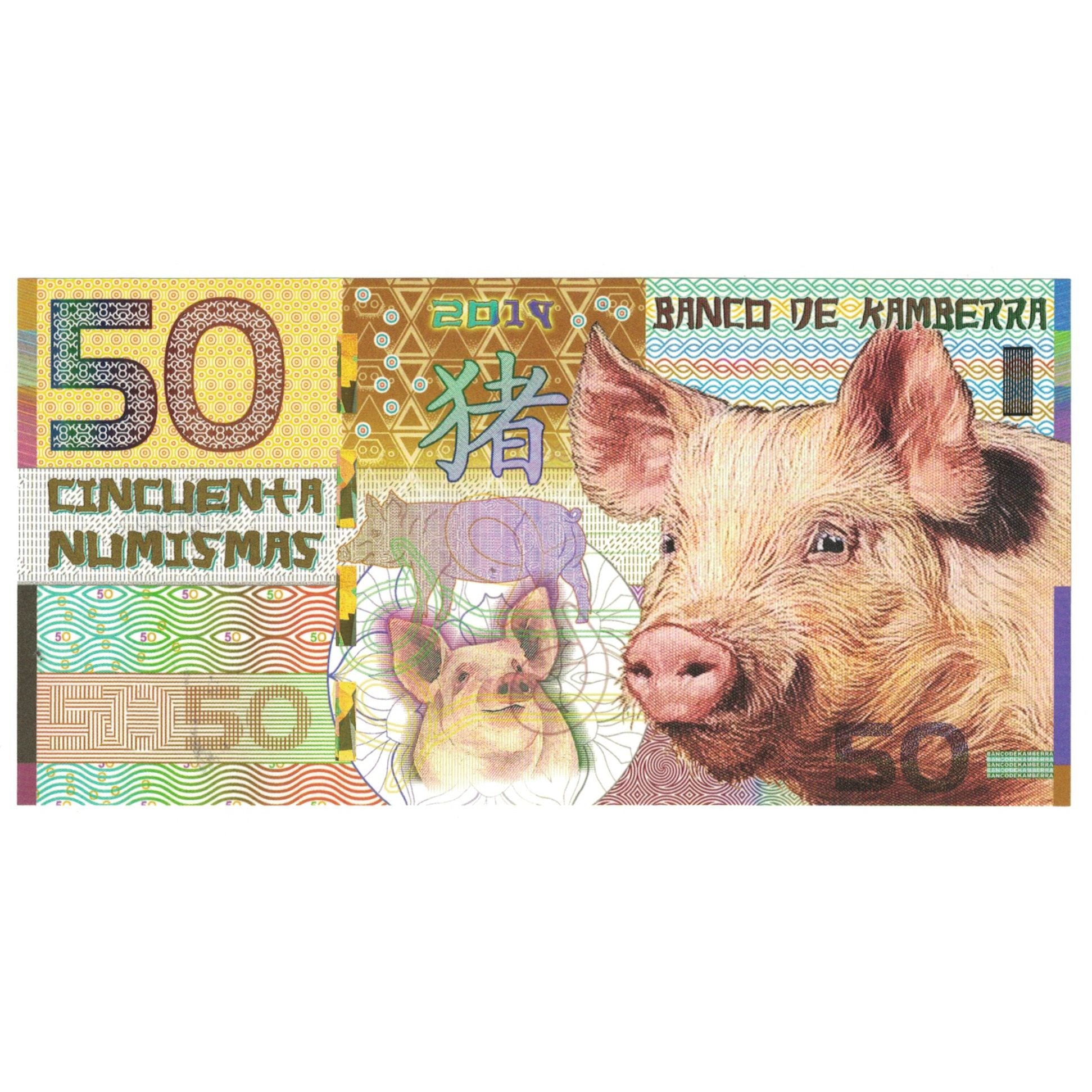 Banknote, Australia, Tourist Banknote, 2019, 50 dollars ,Colorful Plastic