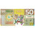Nota, Austrália, Tourist Banknote, 2019, 50 dollars ,Colorful Plastic Banknote