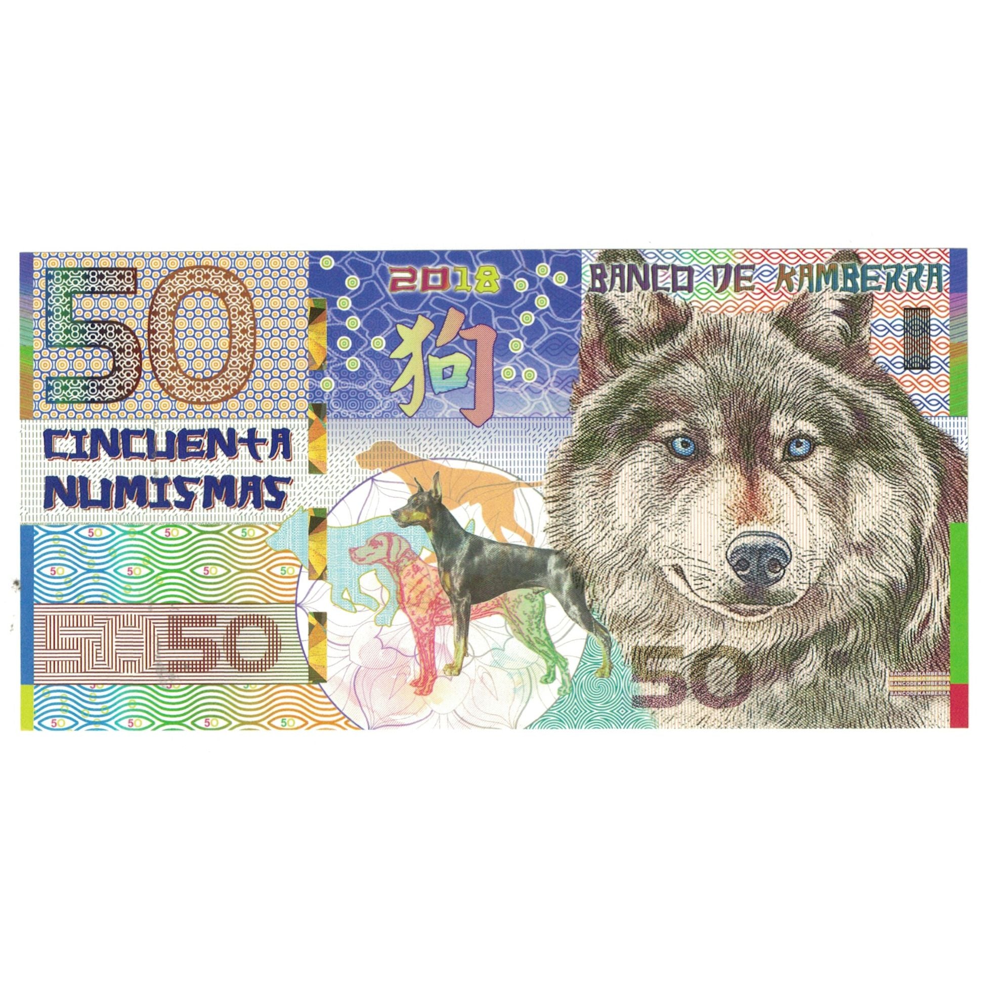 Banknote, Australia, Tourist Banknote, 2018, 50 dollars ,Colorful Plastic