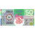 Nota, Austrália, Tourist Banknote, 2011, 50 dollars ,Colorful Plastic Banknote