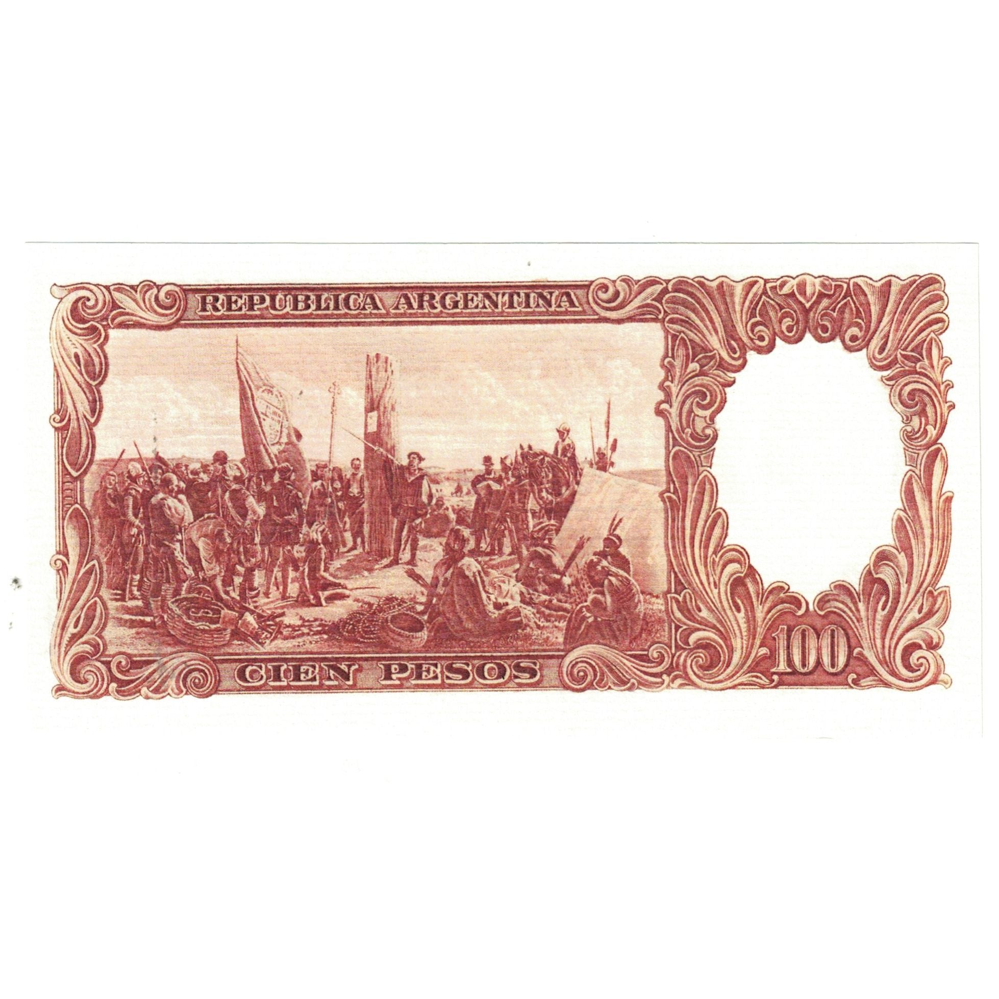 Banknote, Argentina, 100 Pesos, 1952, 1952-07-26, TOURIST BANKNOTE, UNC(65-70)
