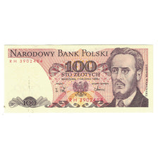 Nota, Polónia, 100 Zlotych, 1988, 1988-12-01, KM:143a, UNC(65-70)