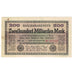 Geldschein, Deutschland, 200 Milliarden Mark, 1923, 1923-10-15, KM:121a, SS