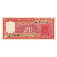 Banknote, India, 20 Rupees, KM:61b, EF(40-45)
