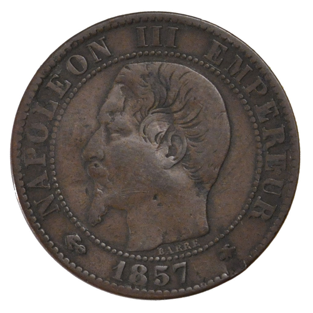 Coin, France, Napoleon III, Napoléon III, 5 Centimes, 1857, Strasbourg