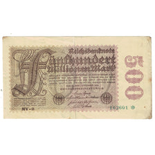 Billet, Allemagne, 500 Millionen Mark, 1923, 1923-09-01, KM:110d, TTB