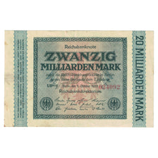 Banknot, Niemcy, 20 Milliarden Mark, 1923, 1923-10-01, KM:118a, EF(40-45)