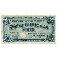 Banknote, Germany, Wiesbaden, 100 Millions Mark, Notgeld, 1923, EF(40-45)