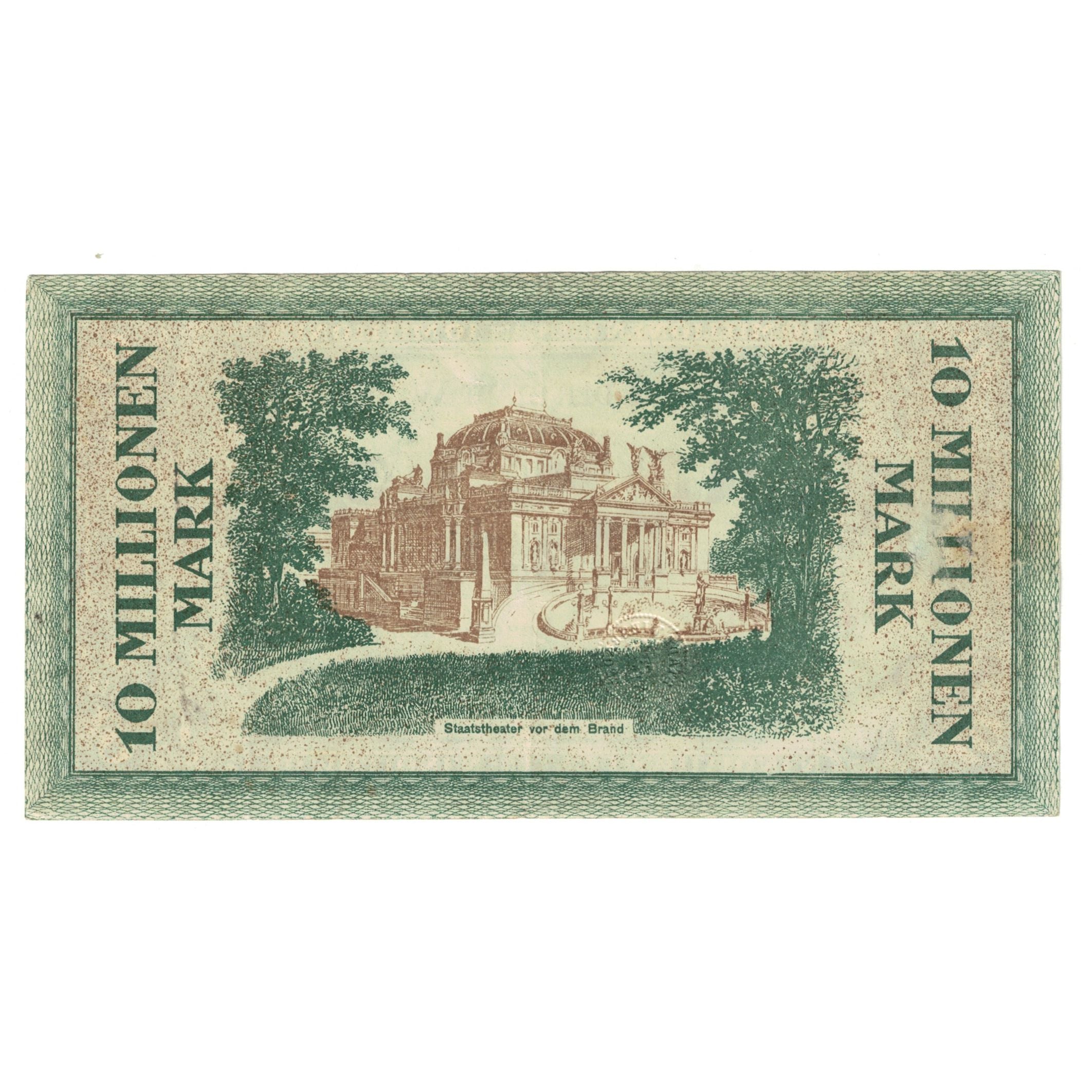 Banknote, Germany, Wiesbaden, 100 Millions Mark, Notgeld, 1923, EF(40-45)