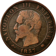 Moneta, Francia, Napoleon III, Napoléon III, 5 Centimes, 1857, Bordeaux, MB