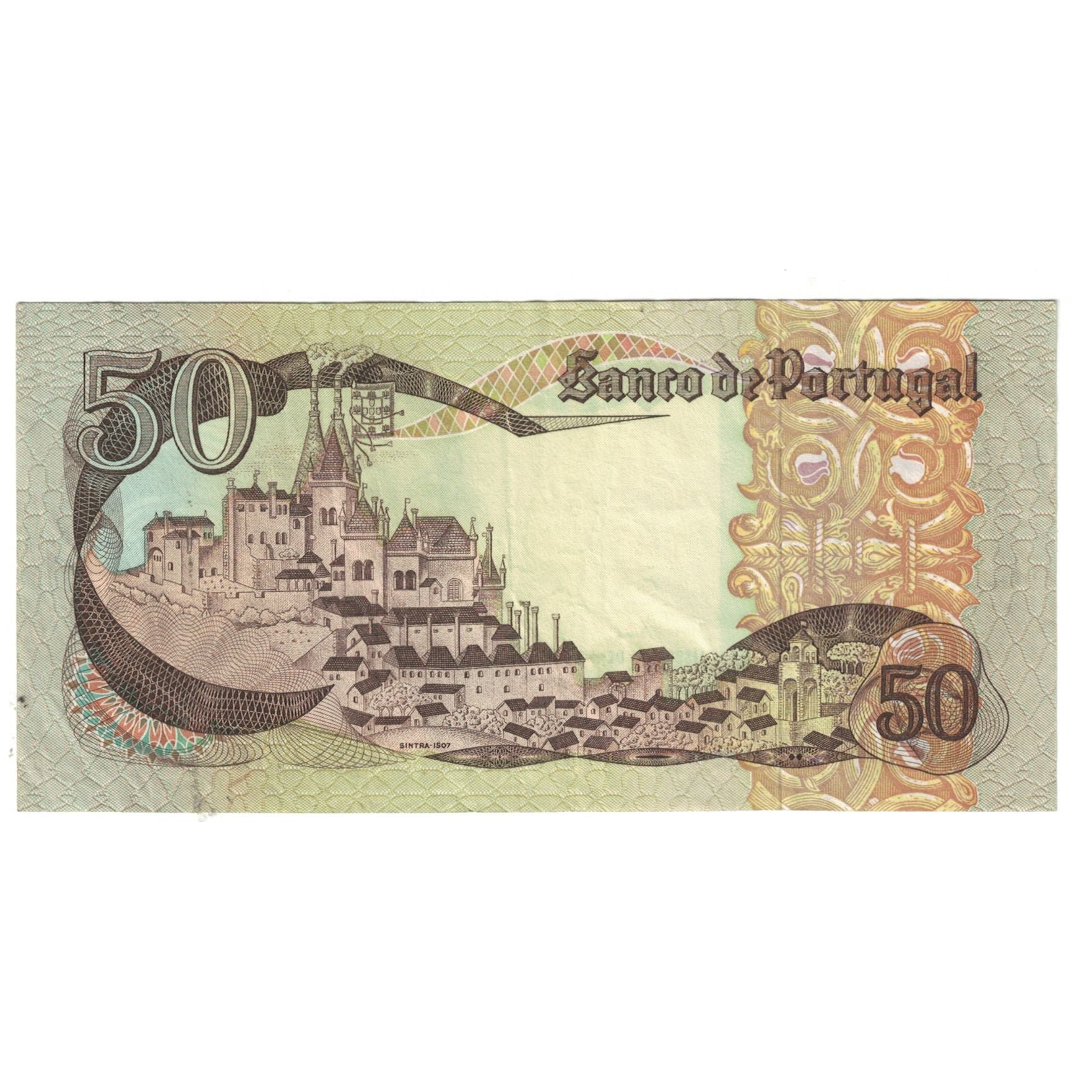 Billet, Portugal, 50 Escudos, 1980, 1980-02-01, KM:174b, SPL