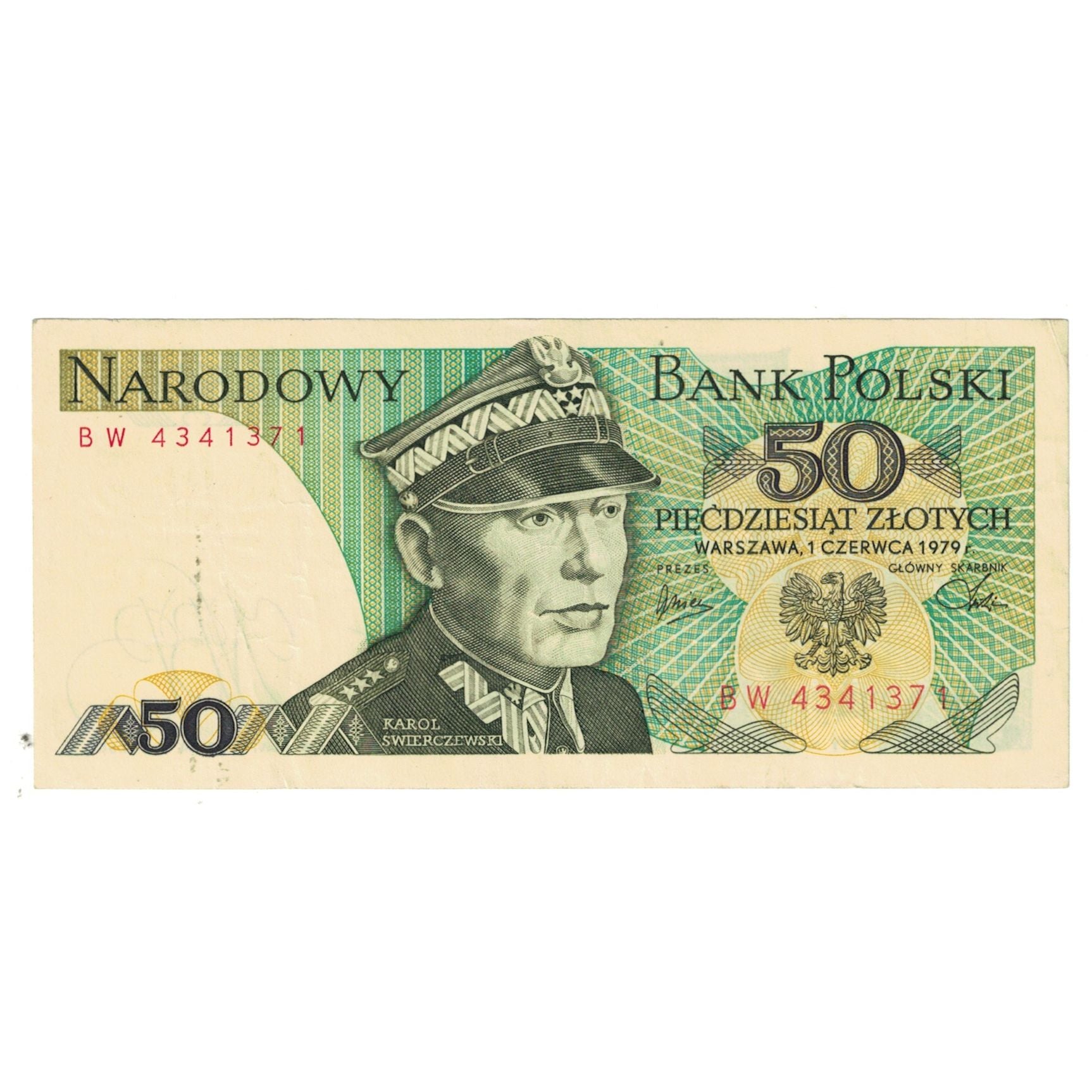 Banknote, Poland, 50 Zlotych, 1979, 1979-06-01, KM:142a, EF(40-45)