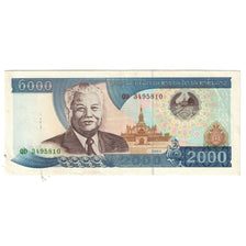 Geldschein, Lao, 2000 Kip, 2003, KM:33a, VZ