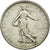 Moneda, Francia, Semeuse, Franc, 1909, MBC+, Plata, Gadoury:467