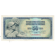 Banknote, Yugoslavia, 50 Dinara, 1968, 1968-05-01, KM:89a, UNC(63)