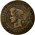Moneta, Francia, Cérès, 5 Centimes, 1875, Bordeaux, MB, Bronzo, Gadoury:157a
