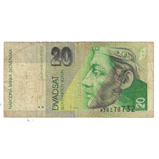 Banknote, Slovakia, 20 Korun, 1993, 1993-06-01, KM:20d, VF(20-25)