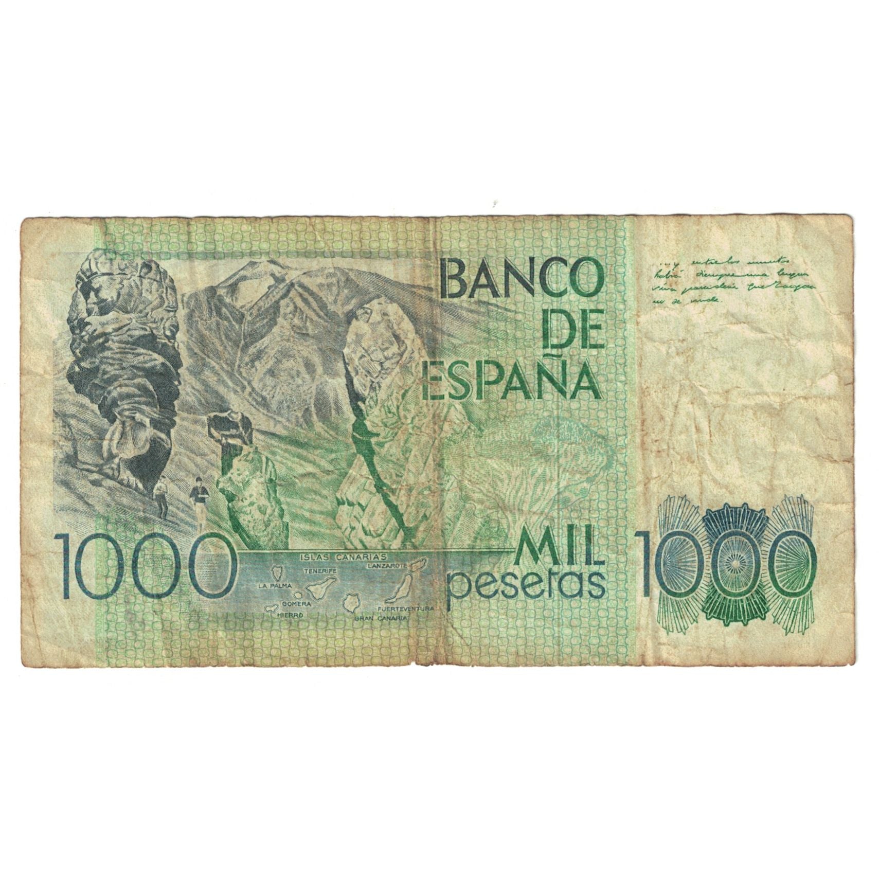 Billete, 1000 Pesetas, 1979, España, 1979-10-23, KM:158, BC