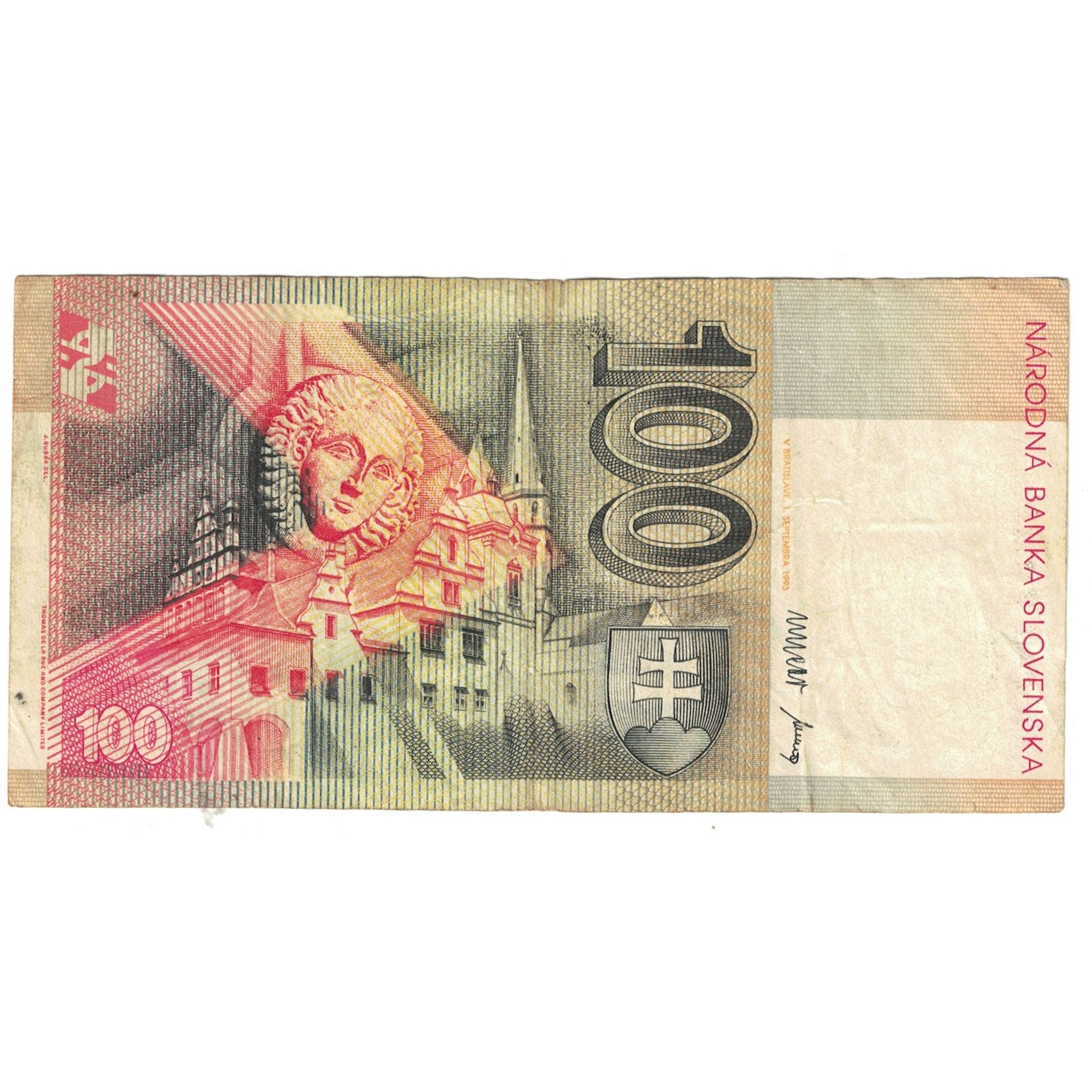 Banknote, Slovakia, 100 Korun, 1993, 1993-09-01, KM:22a, EF(40-45)