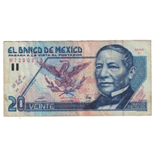 Nota, México, 20 Pesos, KM:106b, EF(40-45)