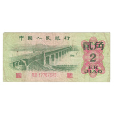Biljet, China, 2 Jiao, KM:878a, TB+