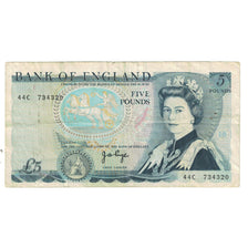 Banknote, Great Britain, 5 Pounds, KM:378b, EF(40-45)