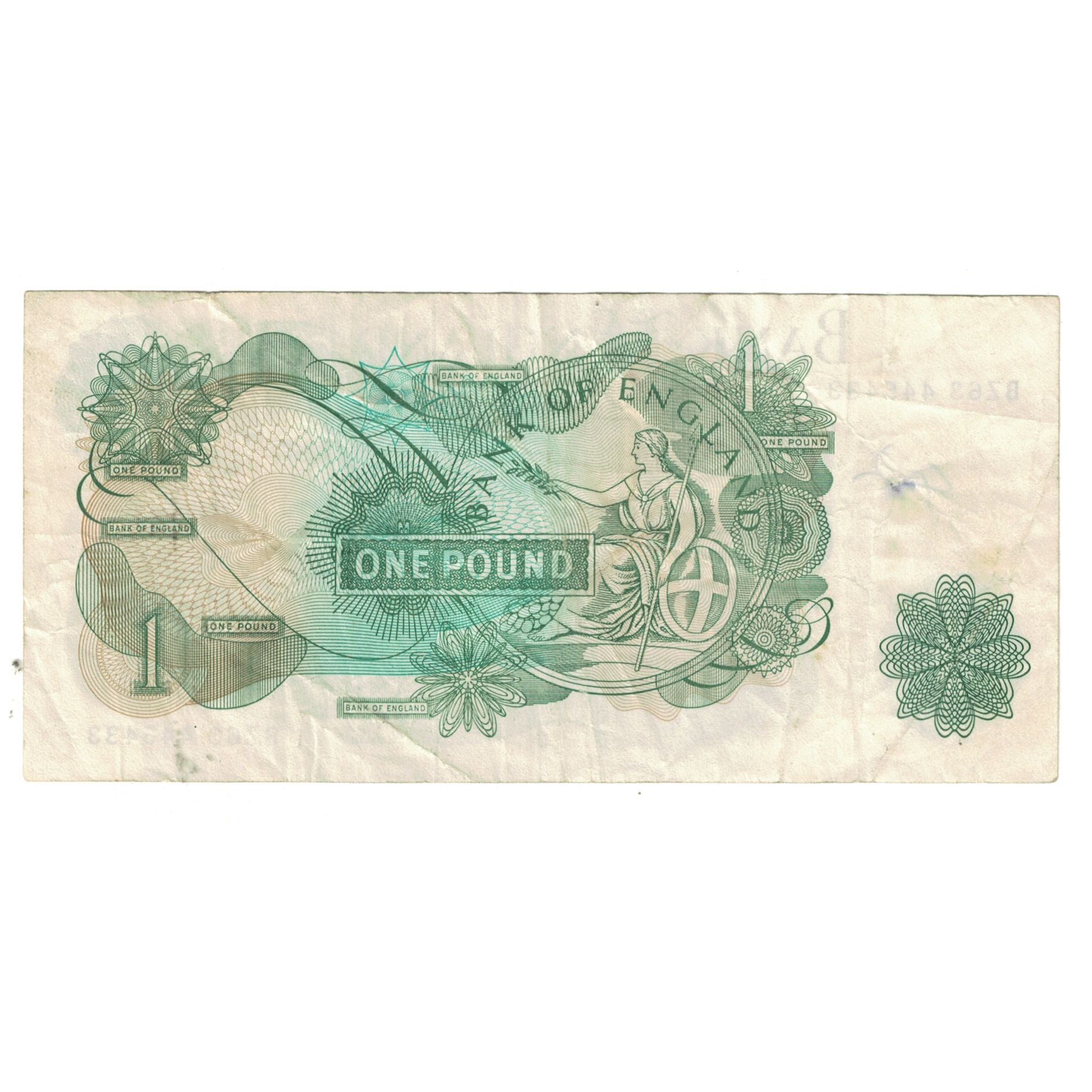 Banknote, Great Britain, 1 Pound, KM:374g, EF(40-45)