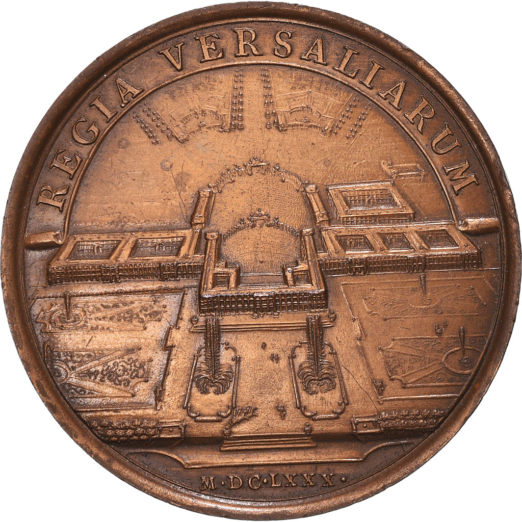 France, Médaille, Louis XIV, Château de Versailles, History, 1680, Mauger