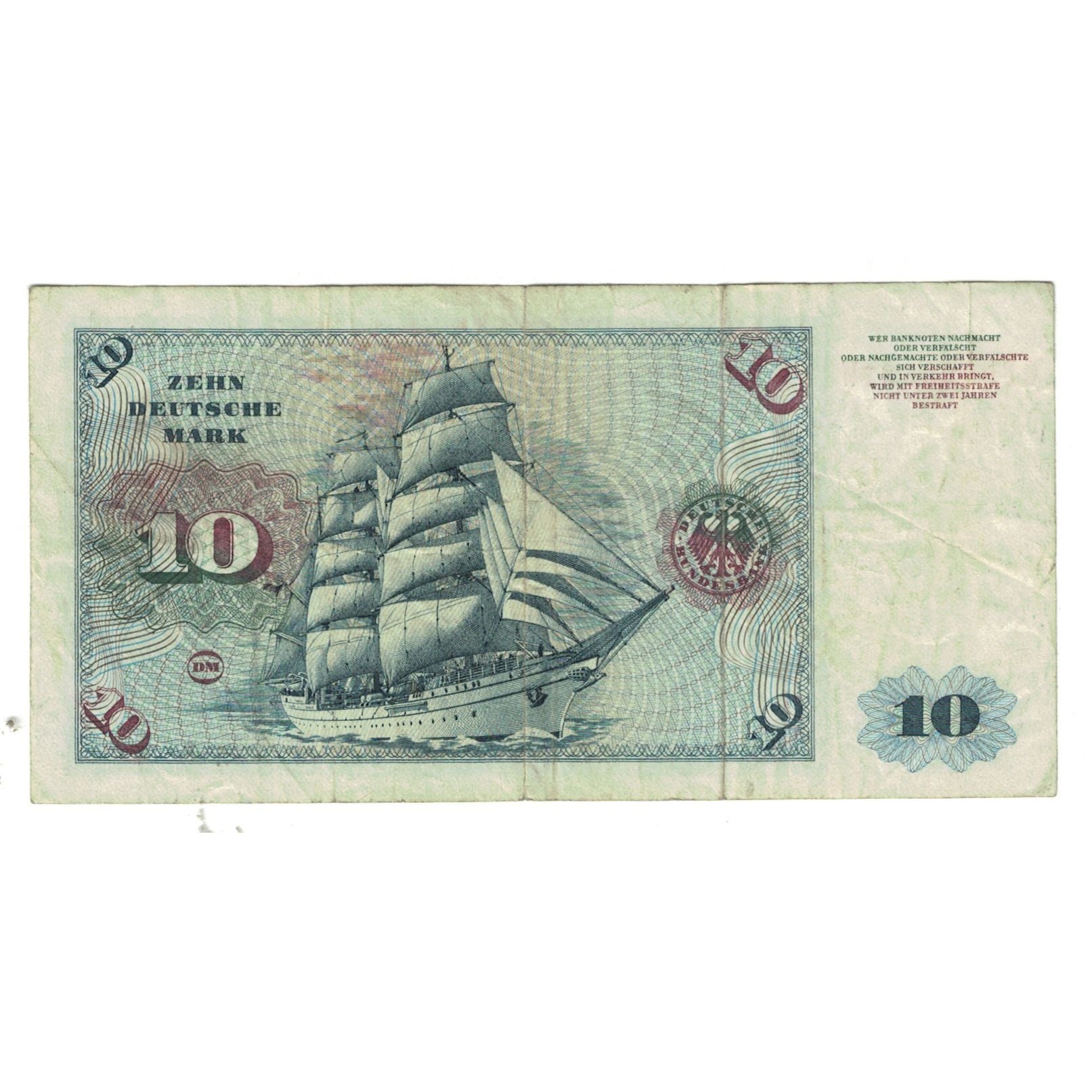 Banknote, GERMANY - FEDERAL REPUBLIC, 10 Deutsche Mark, 1977, 1977-06-01
