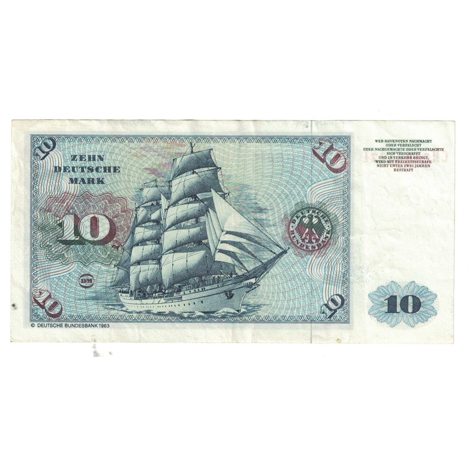 Banknote, GERMANY - FEDERAL REPUBLIC, 10 Deutsche Mark, 1977, 1977-06-01