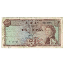 Banconote, Jersey, 10 Shillings, 1963, Undated (1993), KM:7a, MB