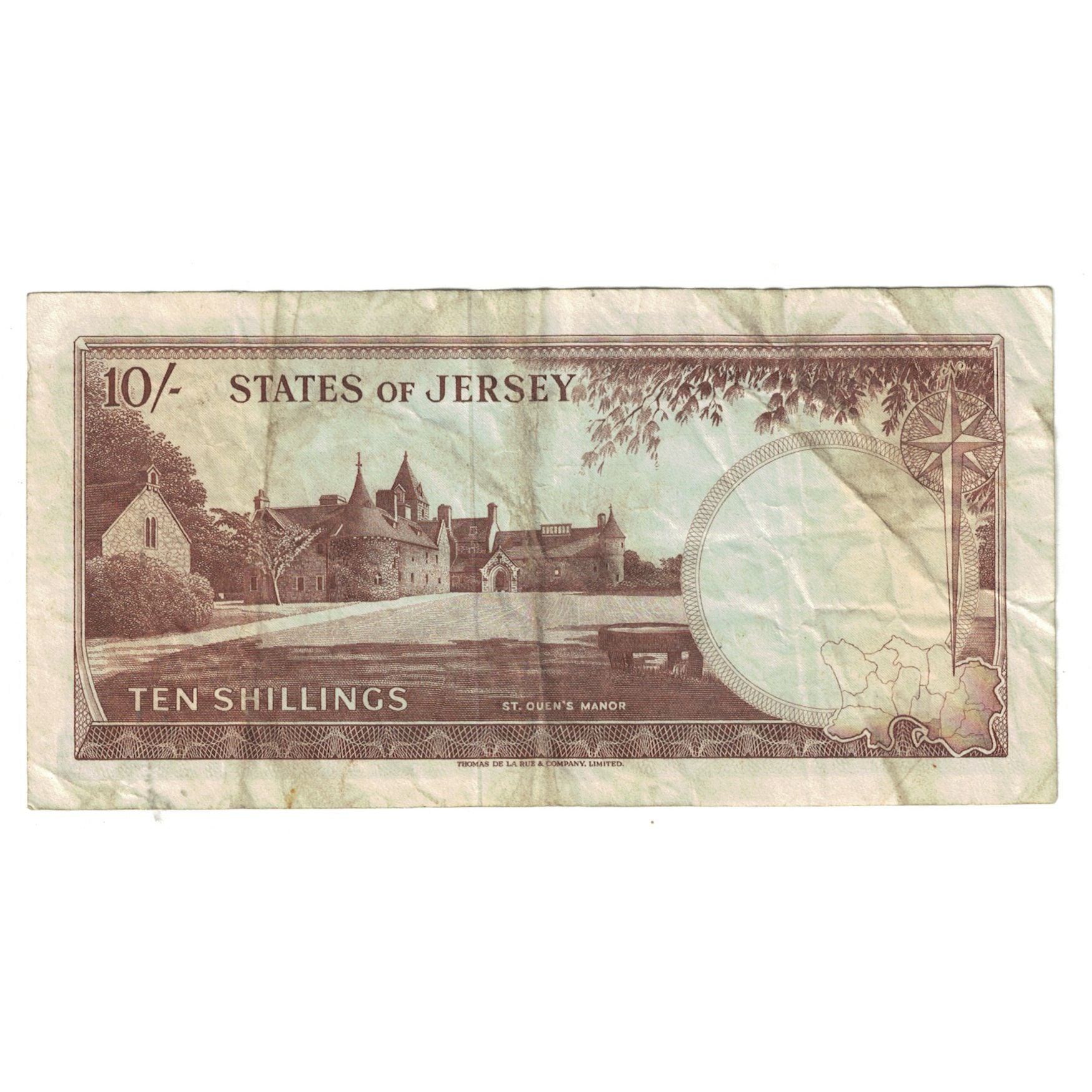 Banconote, Jersey, 10 Shillings, 1963, Undated (1993), KM:7a, MB