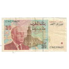Geldschein, Marokko, 20 Dirhams, KM:67b, SS