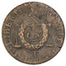 FRANCE, Sol aux balances françoise, Sol, 1793, Nantes, KM #619.11, F(12-15), B..